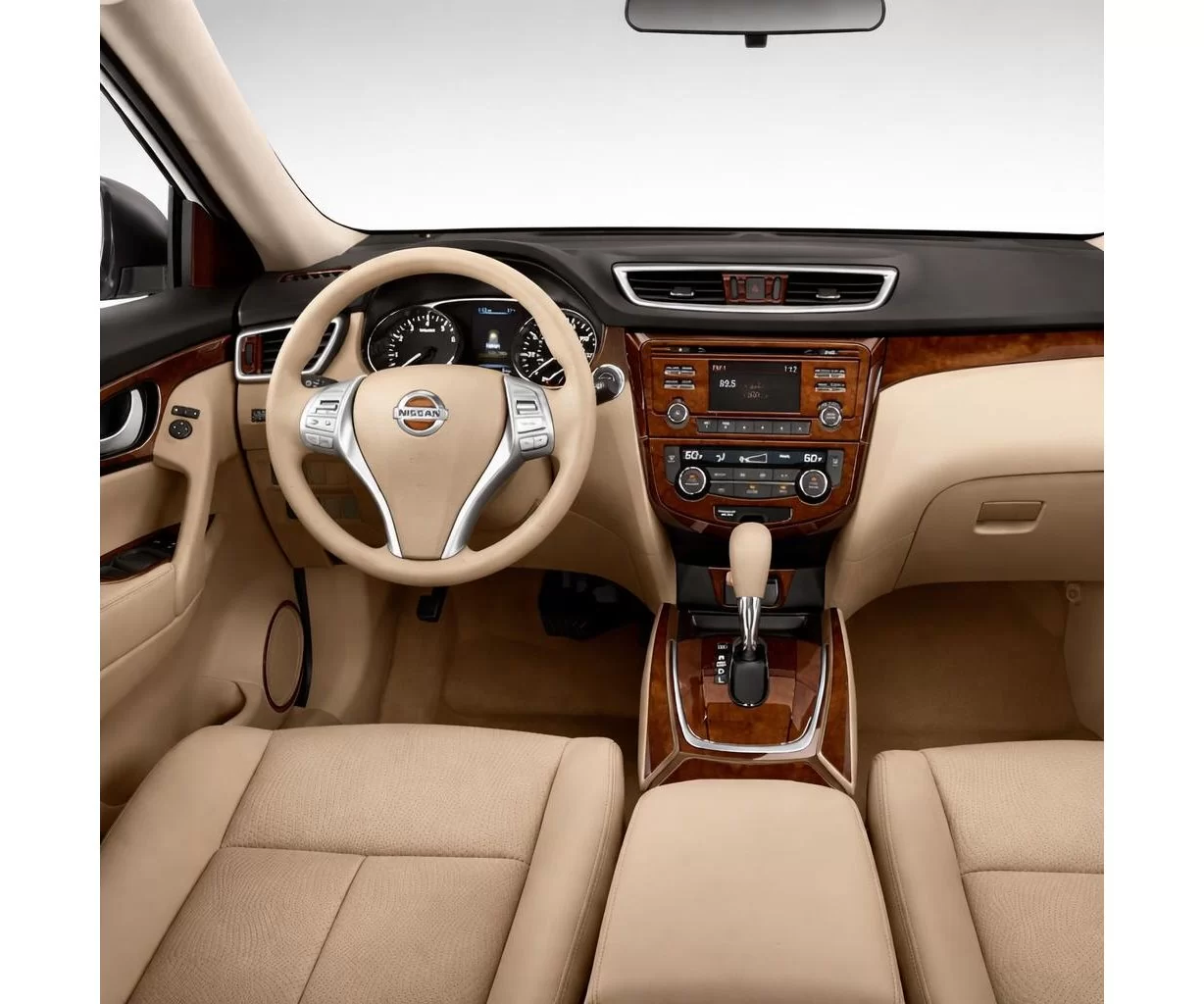 Nissan Qashqai 2013–2021 Mittelkonsole Armaturendekor Cockpit Dekor 45-Teile