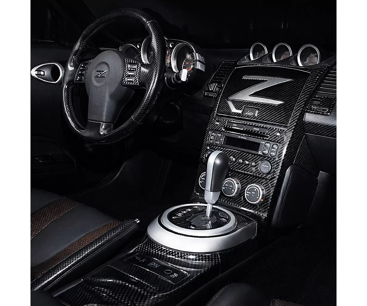 Nissan Z350 2003-2005 Manual Gear Box BD Interieur Dashboard Bekleding Volhouder