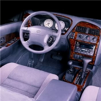 Nissan Pathfinder 09.96-12.01 3D Inleg dashboard Interieurset aansluitend en pasgemaakt op he 12-Teile