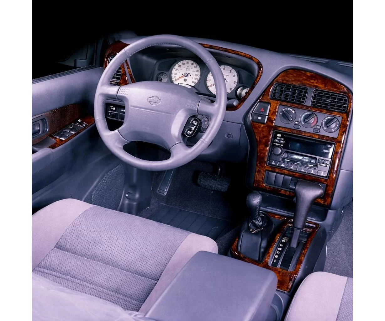 Nissan Pathfinder 09.96-12.01 3D Inleg dashboard Interieurset aansluitend en pasgemaakt op he 12-Teile