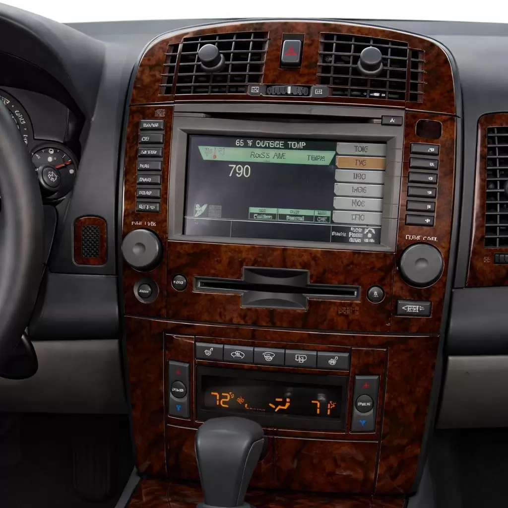 Cadillac CTS 2003-2007 Full Set, With NAVI, With Door Panels Mascherine sagomate per rivestimento cruscotti 