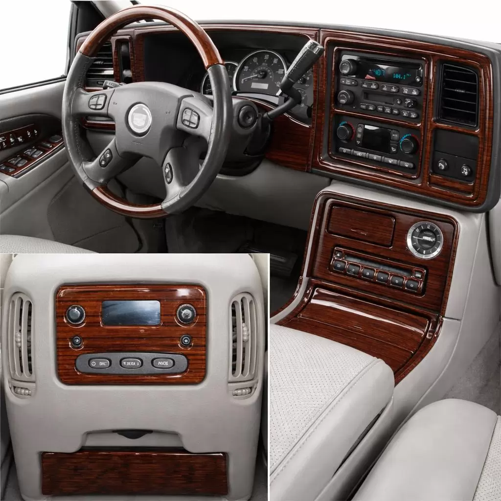 Cadillac Escalade 2003–2006 Mittelkonsole Armaturendekor WHZ Cockpit Dekor 52 Teilige