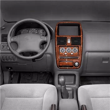 Kia Carens 10.00-06.02 Mascherine sagomate per rivestimento cruscotti 7-Decori Kia Carens 10.00-06.02 Mascherine sagomate per rivestimento cruscotti 7-Decori