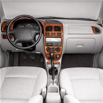 Kia Rio 09.00-08.02 Habillage Décoration de Tableau de Bord 9-Pièce