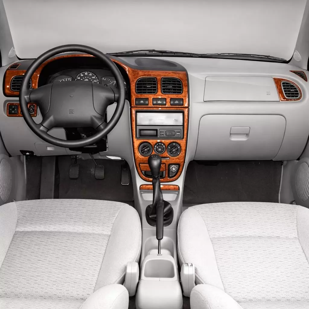 Kia Rio 09.00-08.02 Mittelkonsole Armaturendekor Cockpit Dekor 9-Teile