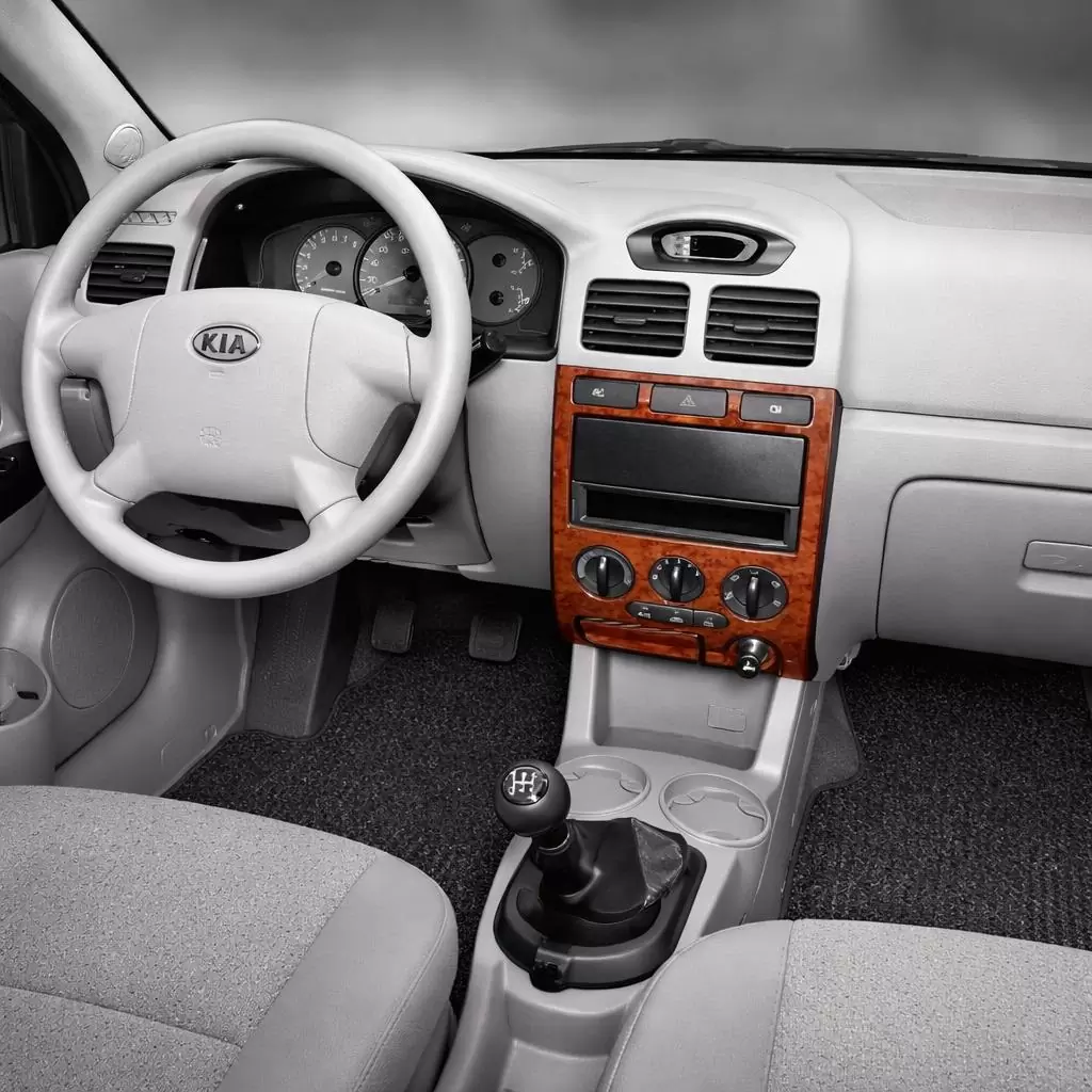 Kia Rio 09.02-10.05 Mittelkonsole Armaturendekor Cockpit Dekor 6-Teile