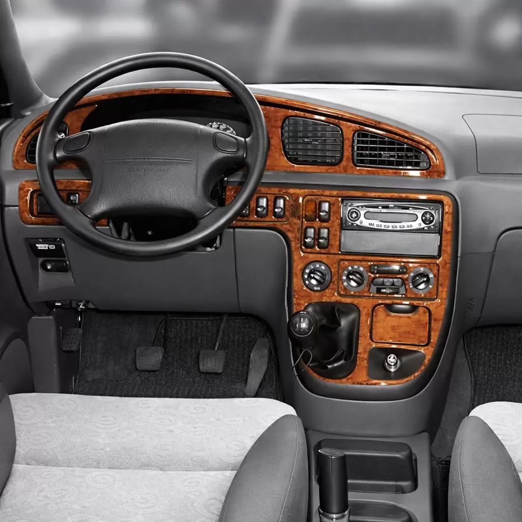 Kia Carnival 04.1999 Mascherine sagomate per rivestimento cruscotti 14-Decori