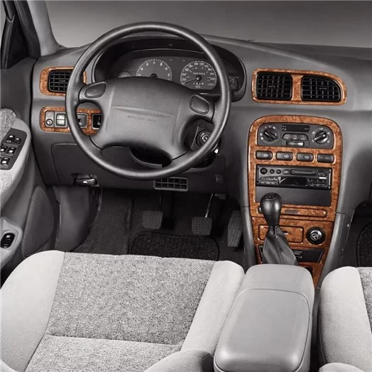 Kia Clarus 08.1998 Habillage Décoration de Tableau de Bord 14-Pièce