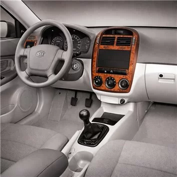 Kia Cerato LX HB 05.04-03.07 Mittelkonsole Armaturendekor Cockpit Dekor 7-Teile