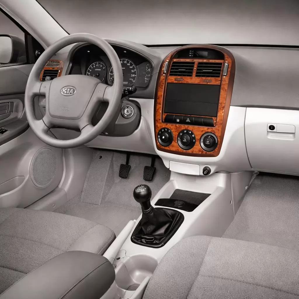 Kia Cerato LX HB 05.04-03.07 Habillage Décoration de Tableau de Bord 7-Pièce Kia Cerato LX HB 05.04-03.07 Habillage Décoration de Tableau de Bord 7-Pièce