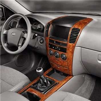 Kia Sorento 09.02-06.07 3D Interior Dashboard Trim Kit Dash Trim Dekor 13-Parts