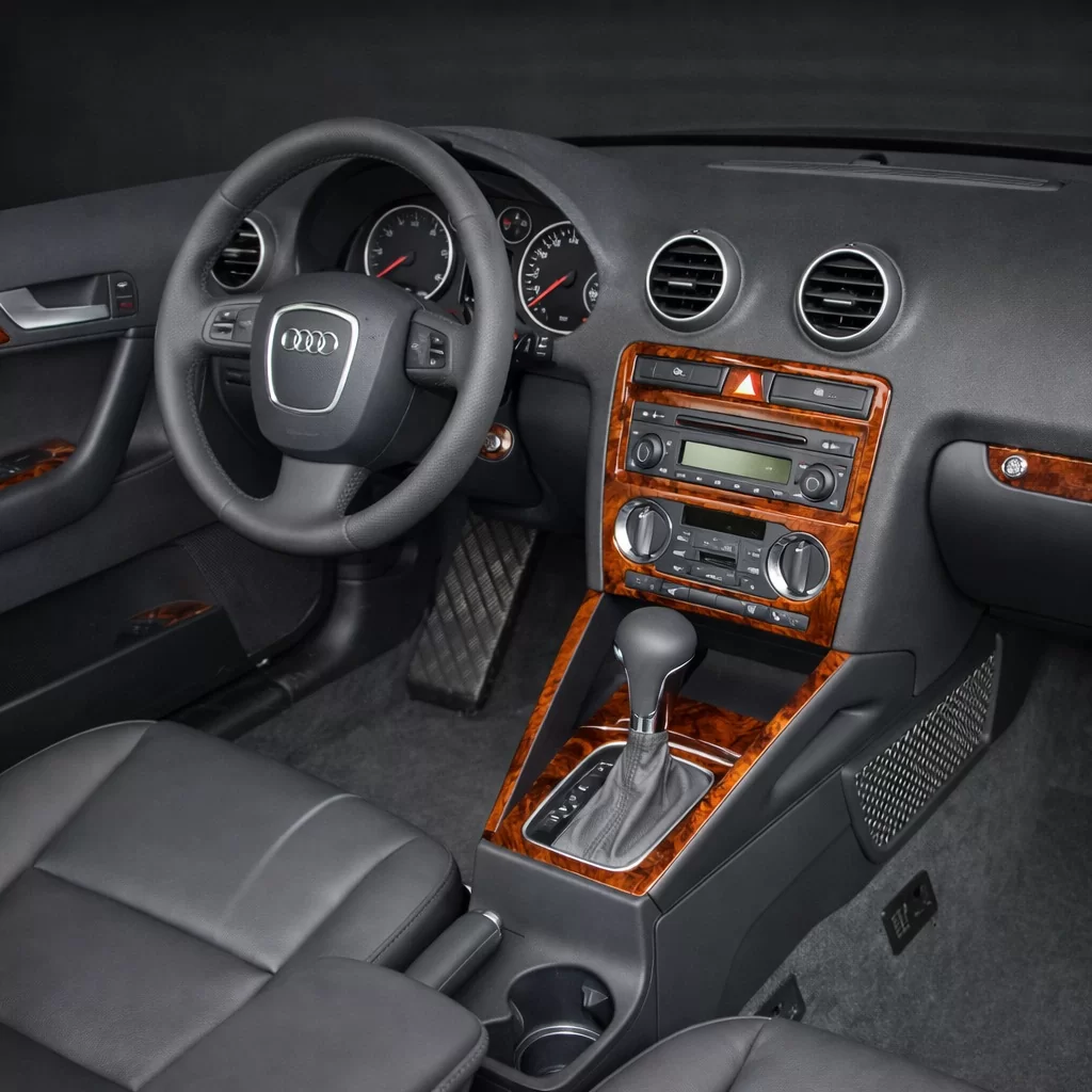 Audi A3 Typ 8P 03.2003 3D Inleg dashboard Interieurset aansluitend en pasgemaakt op he 14-Teile