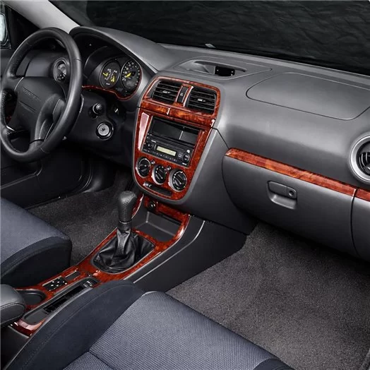 Subaru Impreza/WRX 2002-2004 Manual Gear Box, Automatic AC Control Interior BD Dash Trim Kit Subaru Impreza/WRX 2002-2004 Manual Gear Box, Automatic AC Control Interior BD Dash Trim Kit