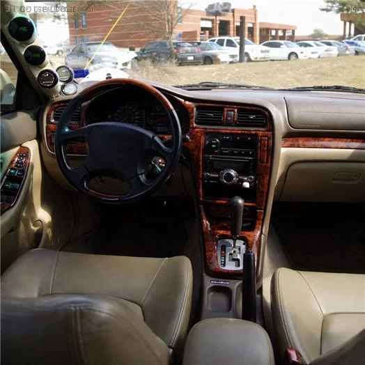 Subaru Legacy Outback 2000-2004 Without OEM Wood Kit Mascherine sagomate per rivestimento cruscotti 