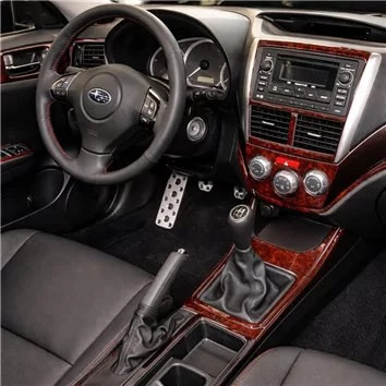 Subaru Impreza 2009-UP Full Set, Manual Gear Box, ?? STI Mascherine sagomate per rivestimento cruscotti 