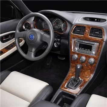 Subaru Impreza WRX 2005-2008 Full Set, Automatic Gear, Manual Gearbox AC Control Interior BD Dash Trim Kit