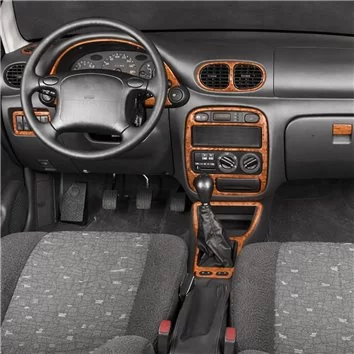 Hyundai Accent 09.94-12.00 Habillage Décoration de Tableau de Bord 9-Pièce