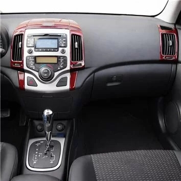 Hyundai I 30 Full Set 09.2007 Habillage Décoration de Tableau de Bord 18-Pièce