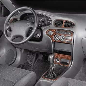 Hyundai Elantra 09.95-12.98 Mascherine sagomate per rivestimento cruscotti 12-Decori