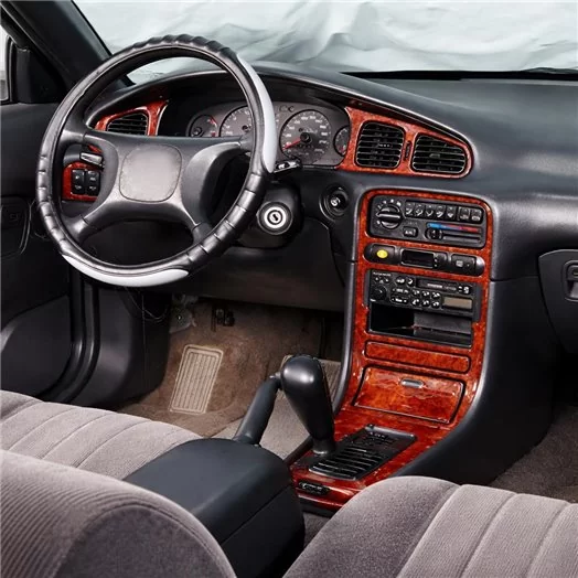 Hyundai Sonata 09.93-09.96 Mascherine sagomate per rivestimento cruscotti 18-Decori