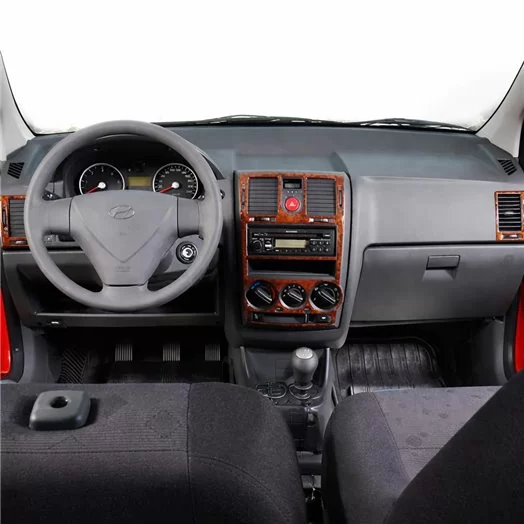 Hyundai Getz 09.02-08.05 3D Interior Dashboard Trim Kit Dash Trim Dekor 4-Parts Hyundai Getz 09.02-08.05 3D Interior Dashboard Trim Kit Dash Trim Dekor 4-Parts