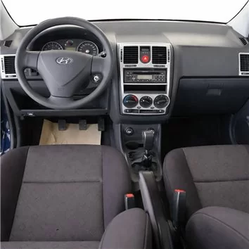 Hyundai Getz 09.05-12.10 Mascherine sagomate per rivestimento cruscotti 4-Decori