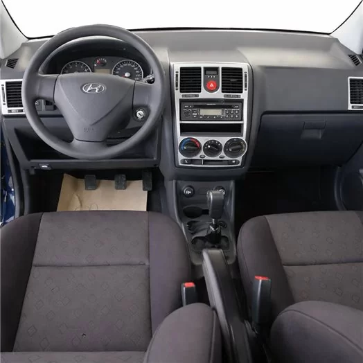 Hyundai Getz 09.05-12.10 Habillage Décoration de Tableau de Bord 4-Pièce