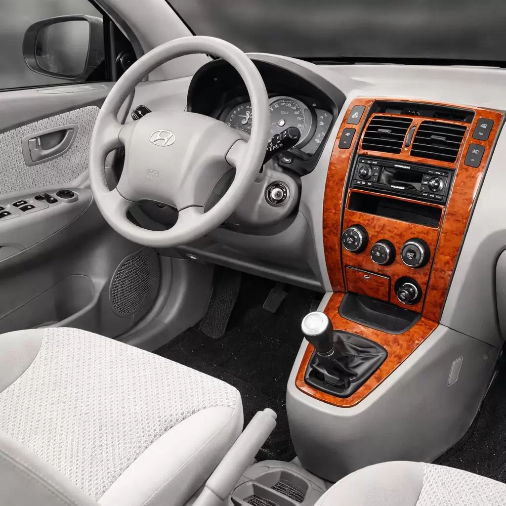 Hyundai Tucson 09.04-01.10 Mittelkonsole Armaturendekor Cockpit Dekor 9-Teile