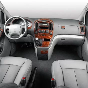 Hyundai H1 Full Set 03.2008 3D Inleg dashboard Interieurset aansluitend en pasgemaakt op he 32-Teile