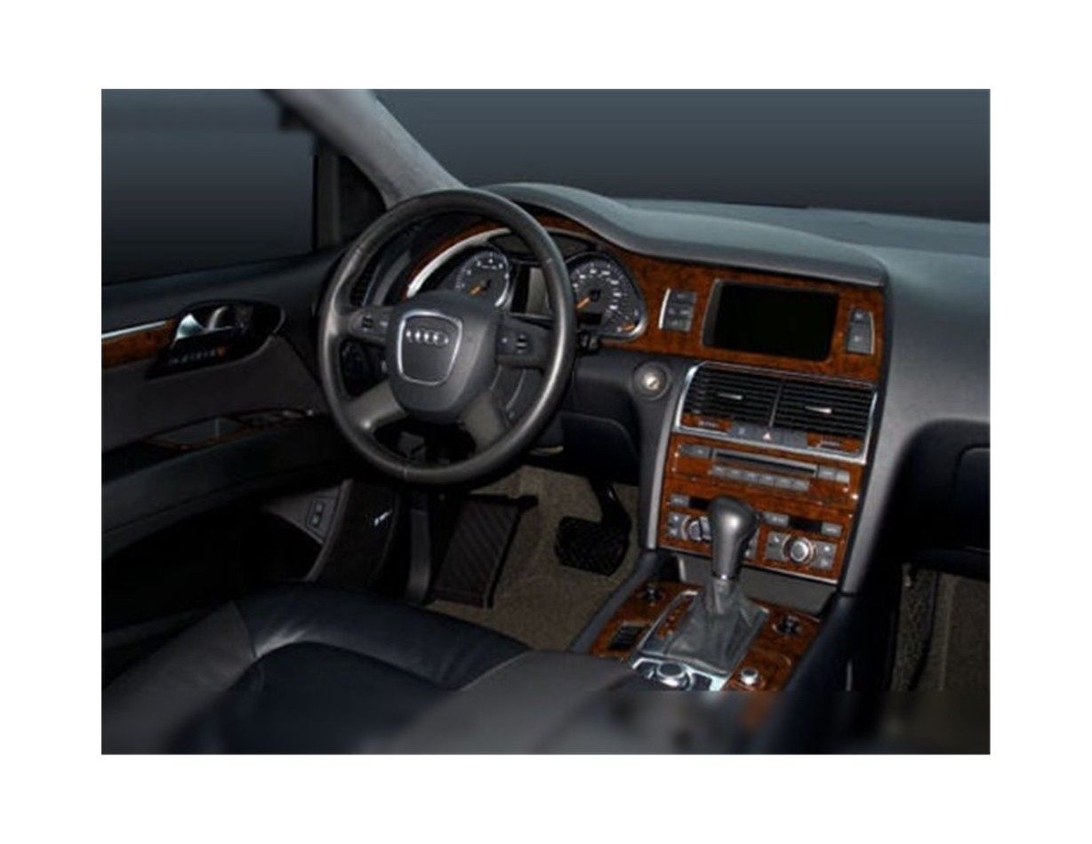 Audi Q7 2007-2014 Mittelkonsole Armaturendekor Cockpit Dekor 27-Teilige - 1- Cockpit Dekor Innenraum