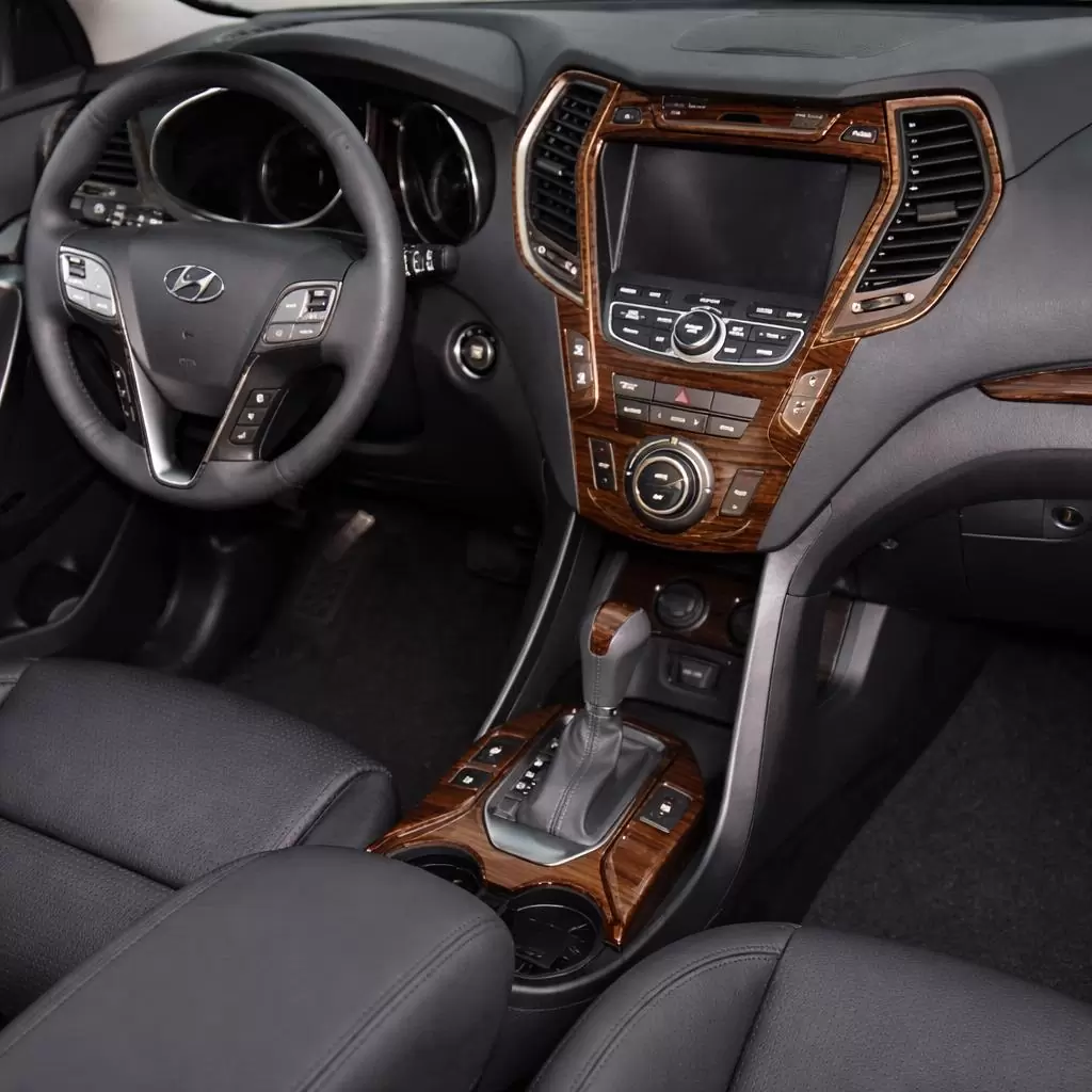 Hyundai Santa Fe 2013-UP Full Set, Without NAVI, Climate-Control With Display, With 3 row seats Cruscotto BD Rivestimenti intern Hyundai Santa Fe 2013-UP Full Set, Without NAVI, Climate-Control With Display, With 3 row seats Cruscotto BD Rivestimenti intern
