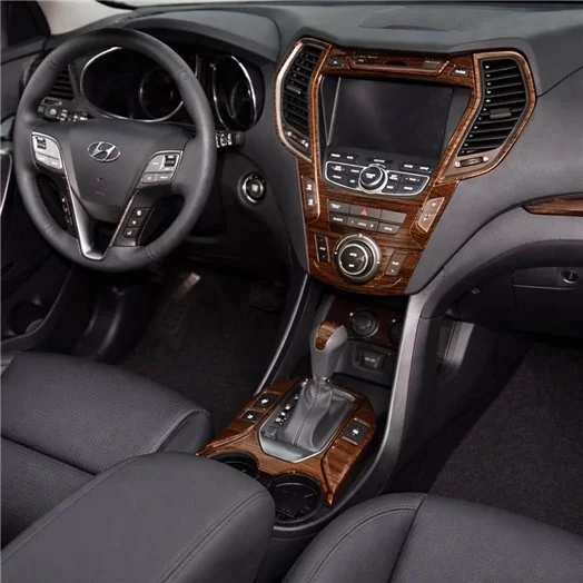 Hyundai Santa Fe 2013-UP Ensemble Complet, With NAVI, With 3 row seats BD Décoration de tableau de bord
