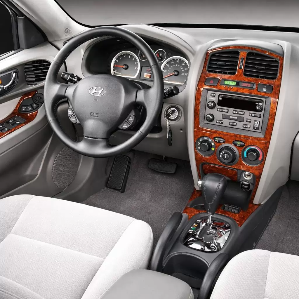 Hyundai Santa Fe 2005-2006 Ensemble Complet, With Manual Gearbox Climate Control BD Décoration de tableau de bord