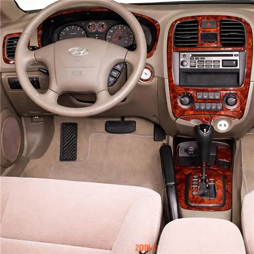 Hyundai Sonata 2002-2005 For cars With Factory Installed Wood Kit BD Interieur Dashboard Bekleding Volhouder