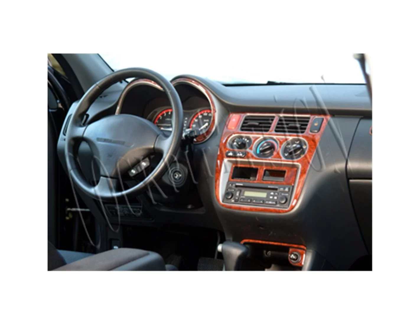 Honda HR-V 02.99-12.05 3M 3D Interior Dashboard Trim Kit Dash Trim Dekor 13-Parts