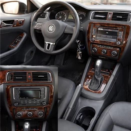 Volkswagen Jetta 2015-UP Ensemble Complet BD Décoration de tableau de bord