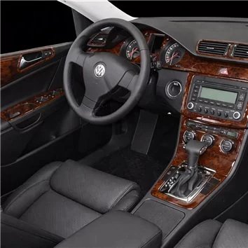 Volkswagen Passat 2006-2009 Manual Gearbox AC Controls, Basic Set BD Interieur Dashboard Bekleding Volhouder