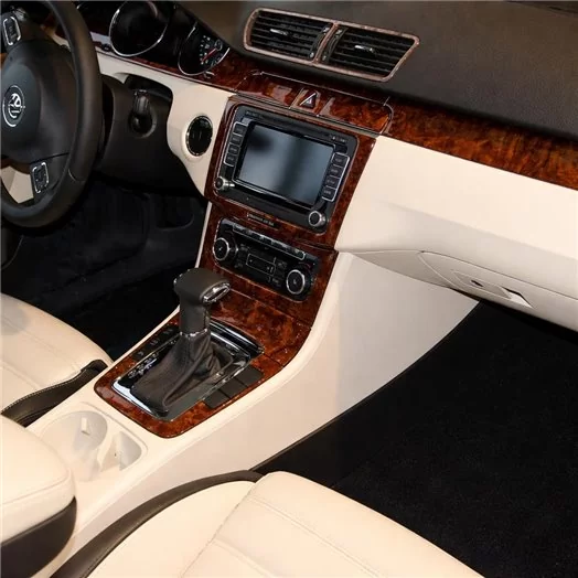 Volkswagen Passat B7 01.2010 Mittelkonsole Armaturendekor Cockpit Dekor 17-Teile