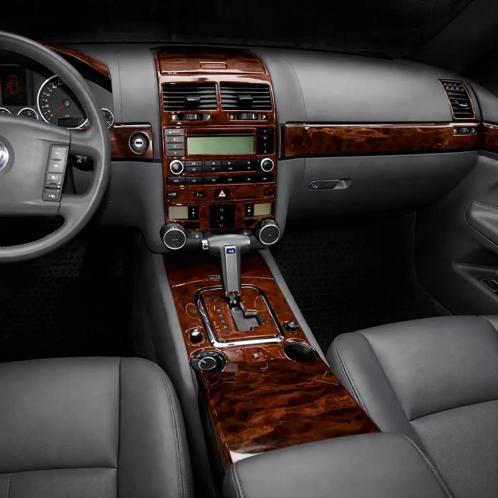 Volkswagen Toureg 09.2010 Exkluzívne Samolepící Dekor Palubnej Dosky 24-Dielny