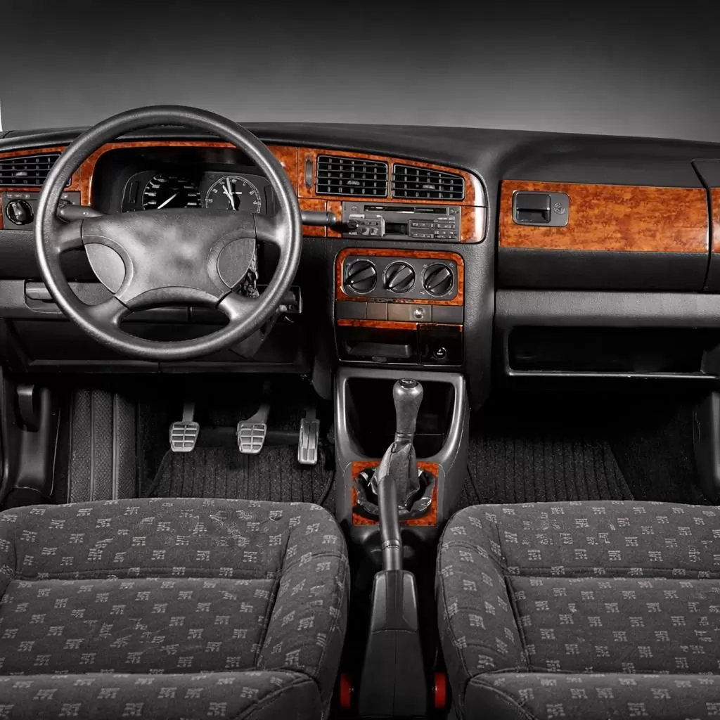 Volkswagen Golf III 08.91-03.95 Mittelkonsole Armaturendekor Cockpit Dekor 20-Teile Volkswagen Golf III 08.91-03.95 Mittelkonsole Armaturendekor Cockpit Dekor 20-Teile