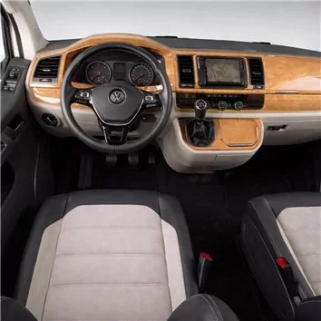 Volkswagen Transporter T6 2016 Mascherine sagomate per rivestimento cruscotti 20-Decori