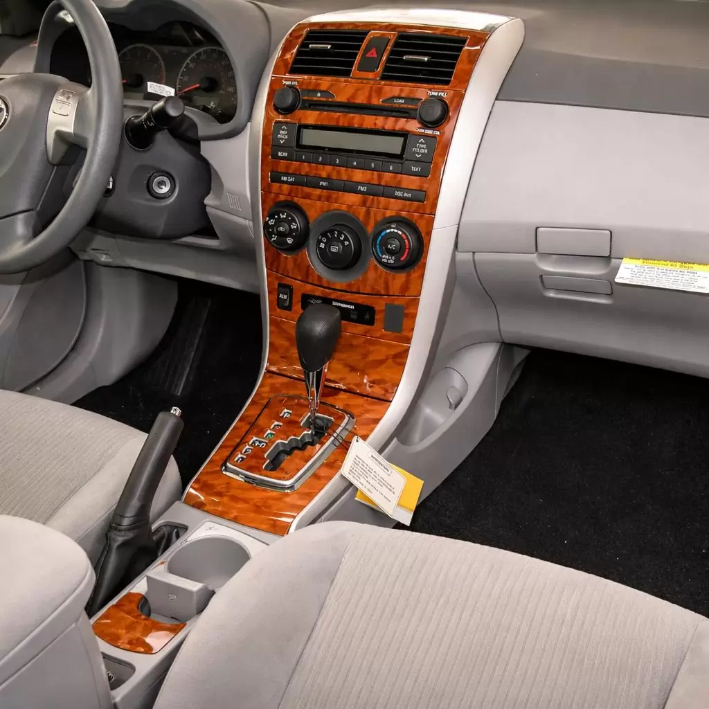 Toyota Corolla 2009-UP Grundset, Manual Gearbox Doors Controls BD innenausstattung armaturendekor cockpit dekor