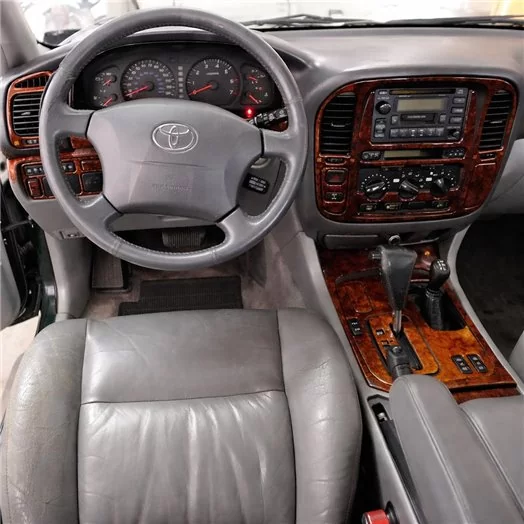 Toyota Land Cruiser 1998-2002 Without NAVI system, 31 Parts set Interior BD Dash Trim Kit Toyota Land Cruiser 1998-2002 Without NAVI system, 31 Parts set Interior BD Dash Trim Kit