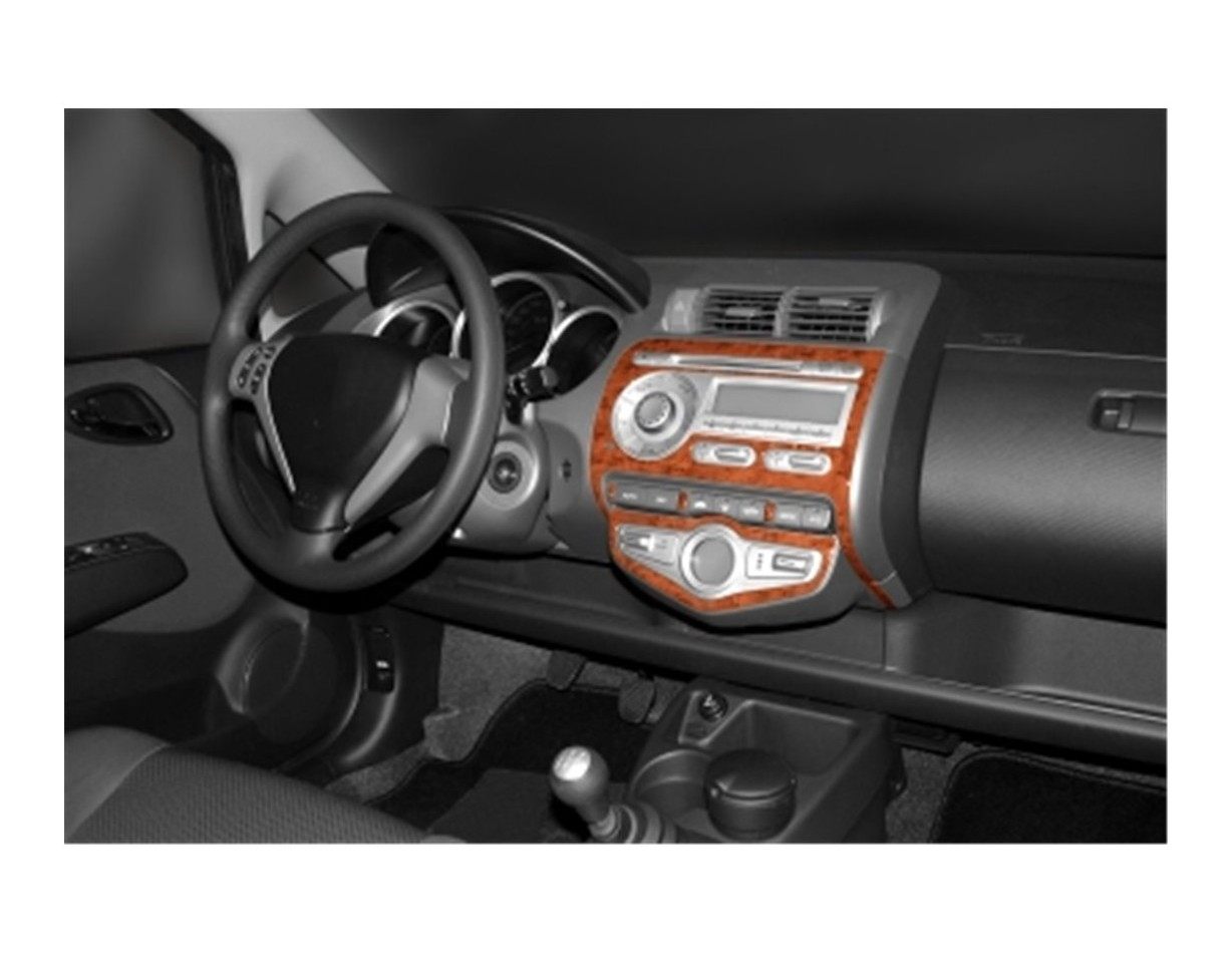 Honda Jazz 2002 Mittelkonsole Armaturendekor Cockpit Dekor 7-Teilige - 1- Cockpit Dekor Innenraum