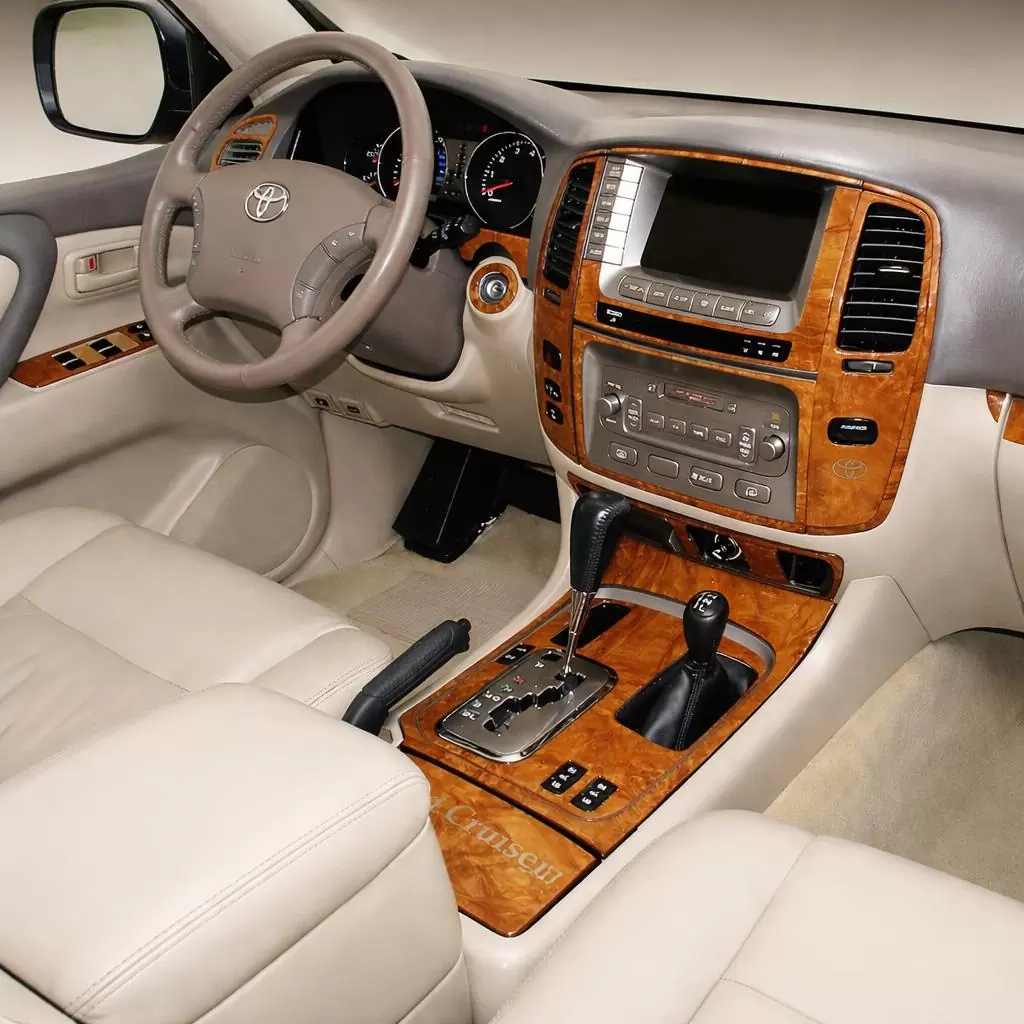 Toyota Land Cruiser 100 2003-2007 With NAVI, Automatic Gear BD innenausstattung armaturendekor cockpit dekor