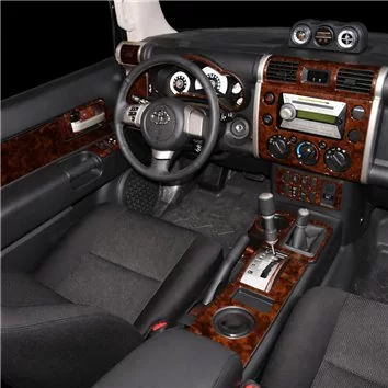 Toyota FJ Cruiser 2007-UP Basic Set, Automatic Gear Interior BD Dash Trim Kit