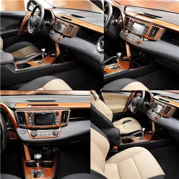 Toyota RAV-4 2013-2015 Full Set Interior BD Dash Trim Kit