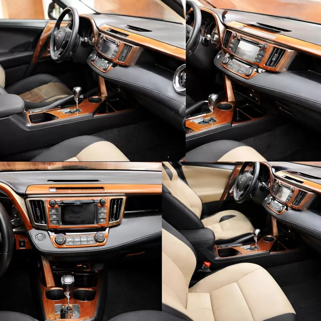 Toyota RAV-4 2013-2015 Voll Satz BD innenausstattung armaturendekor cockpit dekor