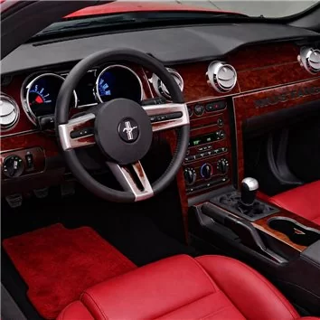 Ford Mustang 2005-2009 Folding roof-Cabrio, Full Set Interior BD Dash Trim Kit
