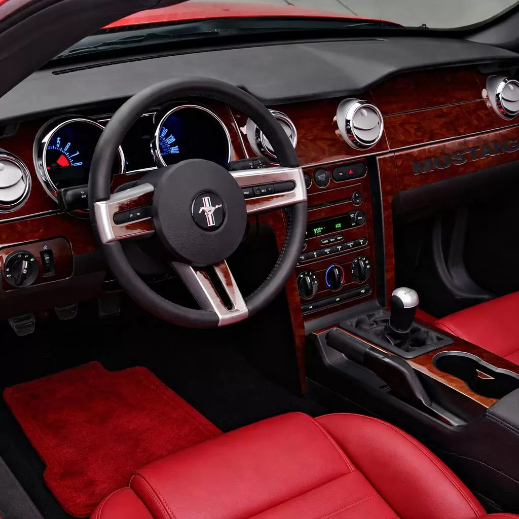 Ford Mustang 2005-2009 Soft roof-Coupe, Voll Satz BD innenausstattung armaturendekor cockpit dekor